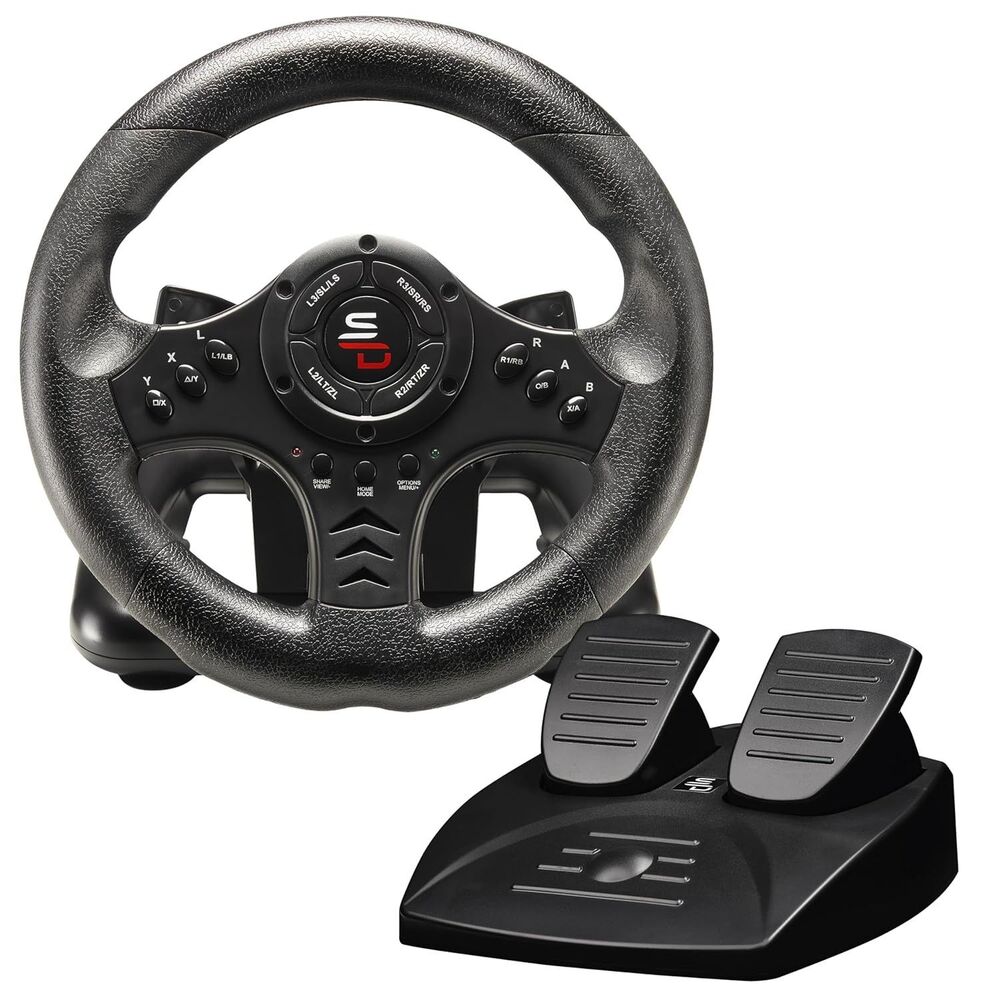 Superdrive SV450 racing steering wheel & Pedals, Shifters PC, Xbox, Switch NEW